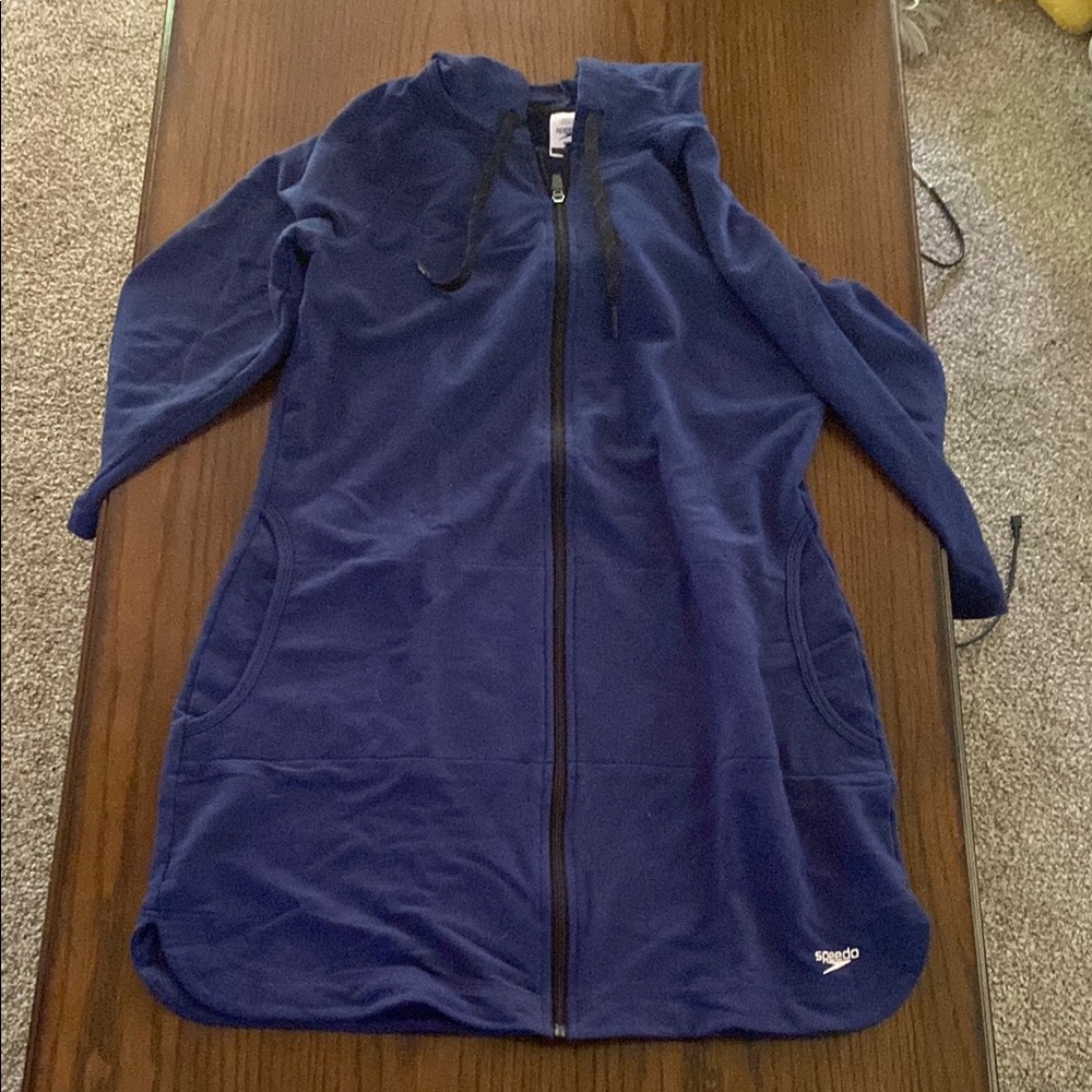 Speedo Navy Full-Zip Hoodie